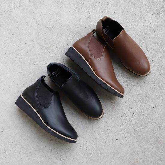 サイドゴアブーツ(ウェッジソール) RP-318N