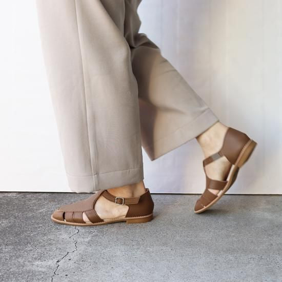 Leather shoes sandals RP-533