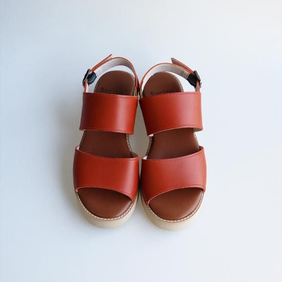 Thick-soled leather sandals RP-534