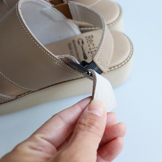 Thick-soled leather sandals RP-534