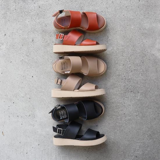 Thick-soled leather sandals RP-534