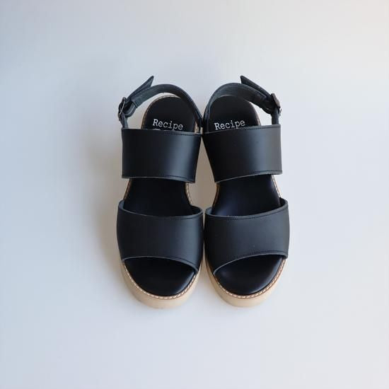 Thick-soled leather sandals RP-534