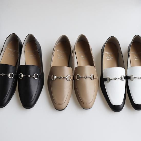 【アウトレット】ビットローファー FR-102 flower's by siete × Recipe