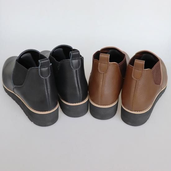 サイドゴアブーツ（ウェッジソール) RP-318N