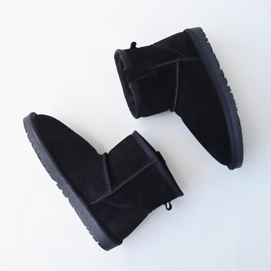 【アウトレット】牛革ムートンブーツ　ショート　RP-289o