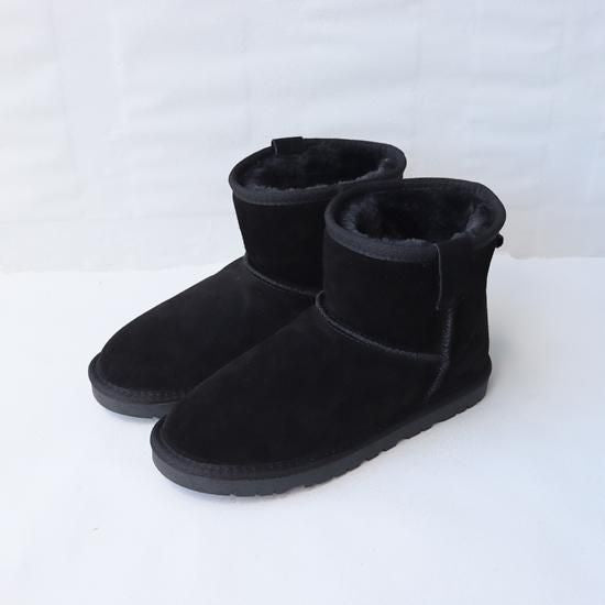 【アウトレット】牛革ムートンブーツ　ショート　RP-289o