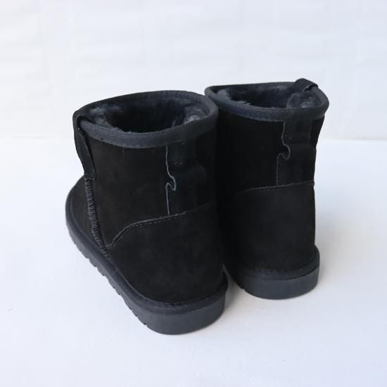 【アウトレット】牛革ムートンブーツ　ショート　RP-289o