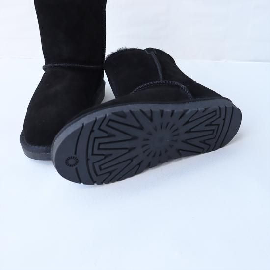 【アウトレット】牛革ムートンブーツ　ミディアム　RP-290o