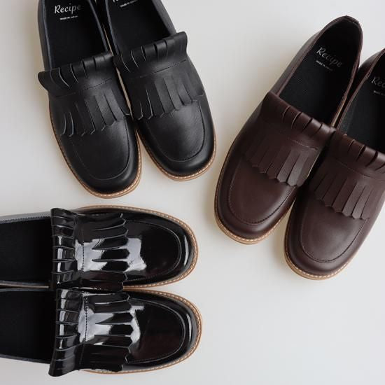 Fringe moccasin shoes RP-553